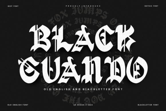 Black Guando: Bold Medieval Flair for Modern Design