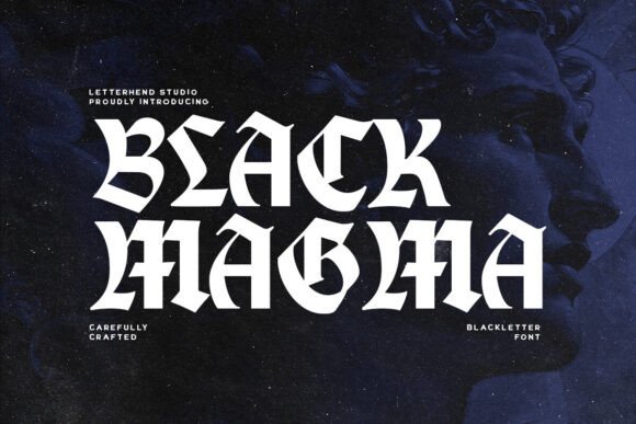 Black Magma: The Modern Blackletter Font for Bold Brands