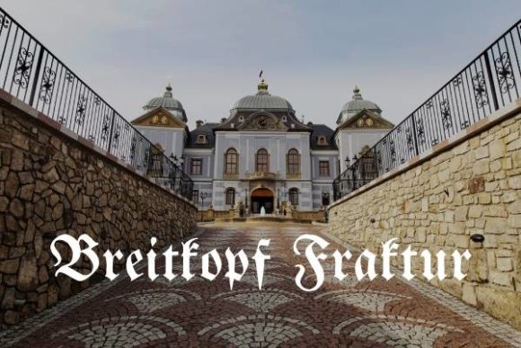 Breitkopf Fraktur: Elevating Your Craft with a Distinct Blackletter