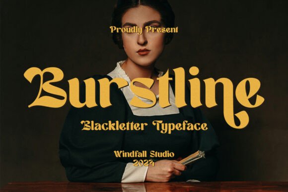 Burstline: A Modern Blackletter for Bold Projects