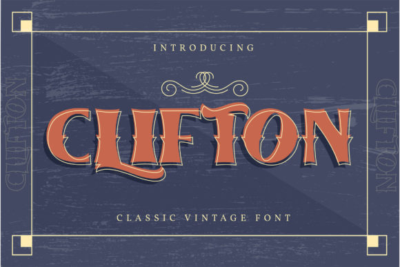 Clifton: A Blackletter Font for Vintage-Style Design