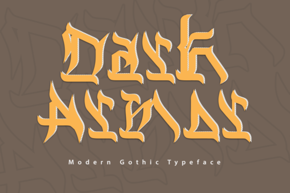 Dark Armor: Commanding Attention with a Blackletter Typeface
