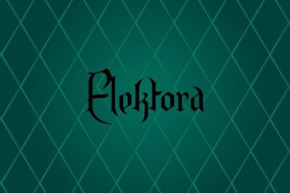 Elektora: A Blackletter Font with a Modern Edge