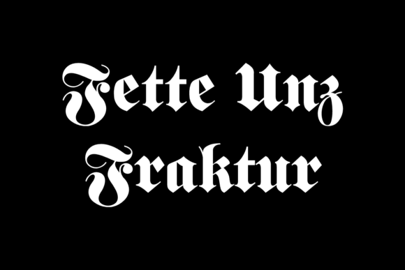 Fette Unz Fraktur: Bold Gothic Impact for Modern Design