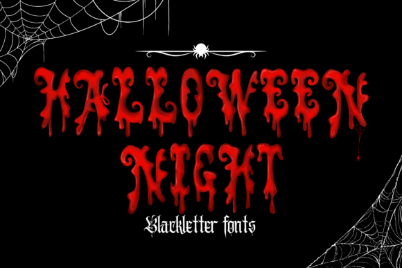 Halloween Night: The Blackletter Font for Bold Projects