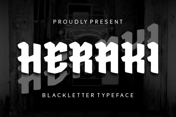 Heraki: The Modern Blackletter Font for Bold Branding