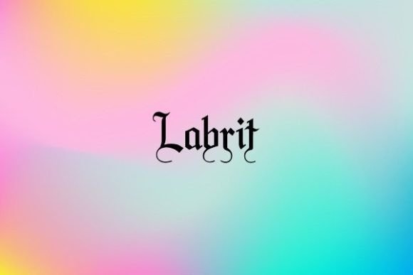 Labrit: The Refined Blackletter Font for Modern Craft