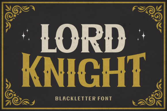 Lord Knight: A Bold Blackletter for Modern Gothic Branding