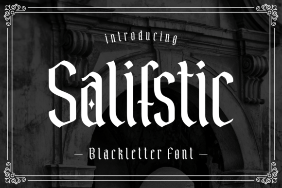 Salifstic: A Bold Tattoo-Inspired Typeface for Impact