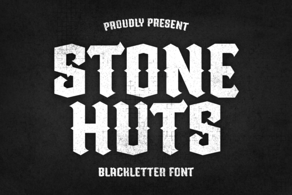 Stone Huts: A Typeface with Built-In History