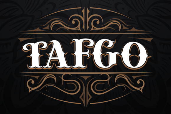 Tafgo: A Decorative Blackletter Font for Heritage Branding