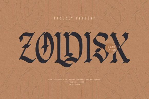Zoldisx: A Bold Blackletter for Strong Visual Statements